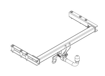 NOVÝ ODEPÍNACÍ ZAŘÍZENÍ(HÁK) TÁŽNÝ DO PORSCHE MACAN SUV 2014- AUTO-HAK 2400 KG