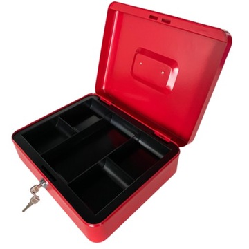 БОЛЬШОЙ КАССЕТНЫЙ СЕЙФ ДЛЯ ДЕНЕГ XXL 30см + 2 КЛЮЧА