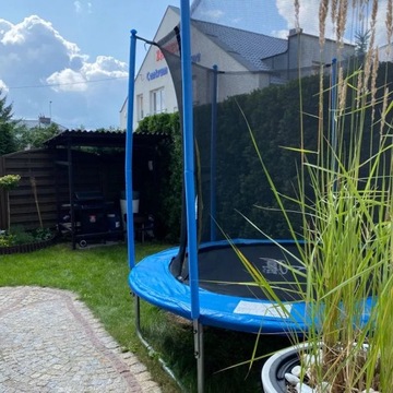 Детский садовый батут с сеткой 305 см, 10 футов, сильный дом, большой