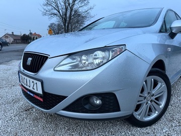 Seat Ibiza IV Hatchback 5d 1.4 MPI 85KM 2009 SEAT IBIZA niski przebieg, klima, nowy rozrząd, olej, pompa wody, zdjęcie 11
