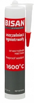 USZCZELNIACZ OGNIOTRWAŁY 1600°C OGNIOTRWAŁY