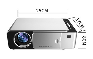 T6 HD LED проектор 3500 люмен 1080p красный