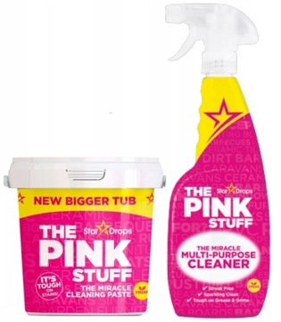 ПАСТА ДЛЯ ОЧИЩЕНИЯ THE PINK STUFF 0,85л + ЖИДКОСТЬ