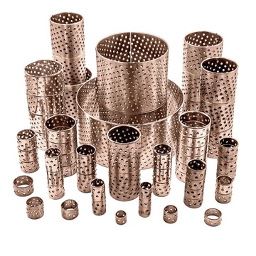ŁOŻYSKO ŚLIZGOWE WB802 TULEJA BRĄZOWA PERFOROWANA PRM E92 25x28x25