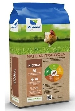 Pasza dla kur niosek STAROPOLSKA z lnem De Heus