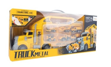 ГРУЗОВИК ЭВАКУАТОР 6 ШТ. МЕТАЛЛИЧЕСКИЕ СТРОИТЕЛЬНЫЕ ТРАНСПОРТНЫЕ СРЕДСТВА