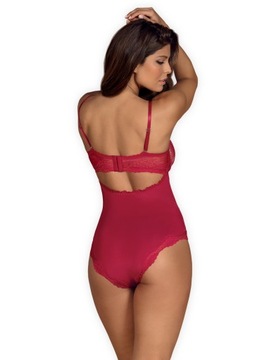 Bielizna-Rosalyne body czerwone S/M