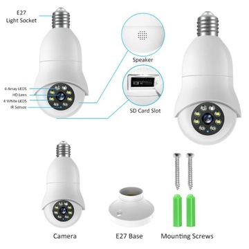 Wi-Fi-камера с лампочкой YIIoT E27