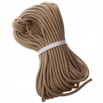 Lina wspinaczkowa Lina alpinistyczna 8 mm - khaki,