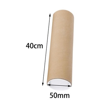 Tuba Plakatowa Kartonowa Duża z Zakrętkami 40cm