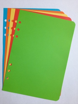 ЦВЕТНАЯ вставка в блокнот-планировщик 6 А5 INTENSIV RINGS