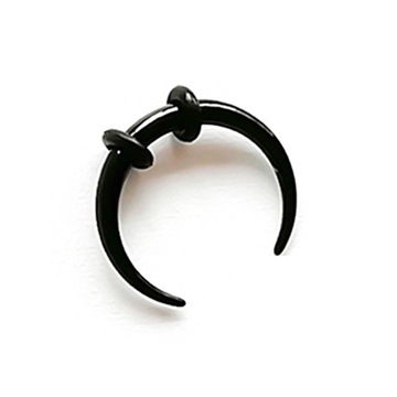 KOLCZYK ROZPYCHACZ CZARNY BUFFALO SEPTUM RÓG