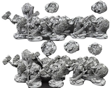 Scibor 28FM0414 Dwarven Noble Guards [12szt.] 28mm