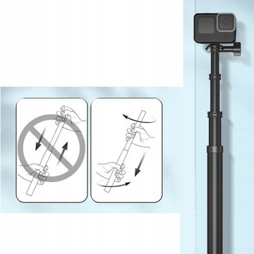 СТИК Монопод СЕЛФИ СТИК 3 м TELESIN GoPro 11/ 10