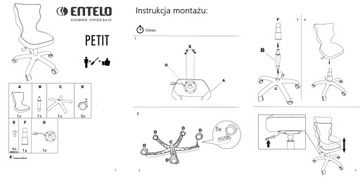 ВРАЩАЮЩИЙСЯ СТУЛ НАСТОЛЬНЫЙ СТУЛ PETIT ЧЕРНЫЙ R4-V