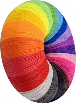 НИТЬ ДЛЯ 3D-РУЧОК PLA, РАЗНЫЕ ЦВЕТА, 20 ЦВЕТОВ, 100 м.