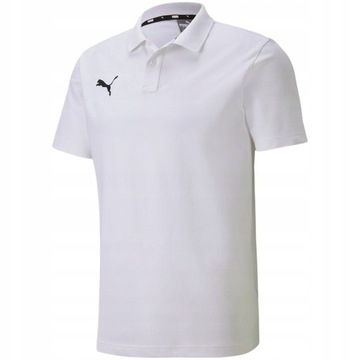 L Pánske tričko Puma teamGOAL 23 Casuals Polo biele 656579 04 L