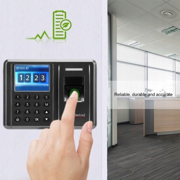 IP RFID Rejestrator LCD TCP pracy czasu