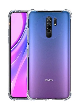 Etui plecki silikonowe Pancerne przezroczyste do Xiaomi Redmi 9