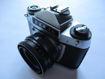 EXA 1b + Tessar 50 мм 1:2,8 Carl Zeiss Jena Pack.