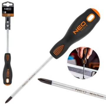 Отвертка NEO Крестовая отвертка PH0 x 75 мм 04-021