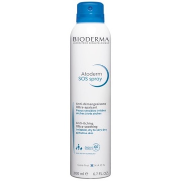 BIODERMA ATODERM SOS Ultra łagodzący spray 200 ml