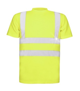 Koszulka Robocza Ostrzegawcza Odblaskowe Pasy T-shirt HiViz Ardon REF101 XL
