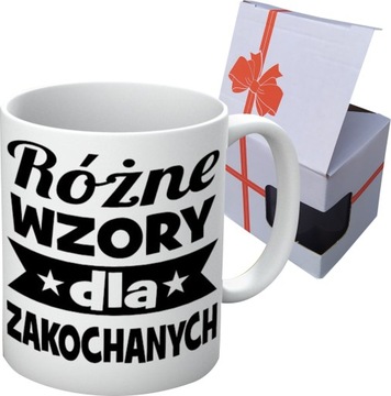KUBEK PREZENT WALENTYNKI ROCZNICĘ DLA ZAKOCHANYCH PAR IMIENIEM różne wzory