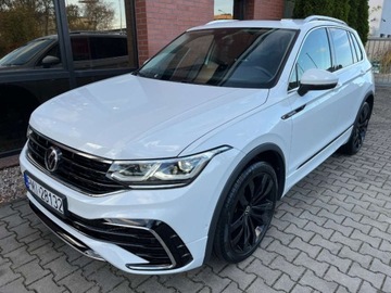 Volkswagen Tiguan II SUV Facelifting 2.0 TDI 150KM 2021 Volkswagen Tiguan 2.0 diesel 150 KM automat R-LINE zarej w PL zadbany