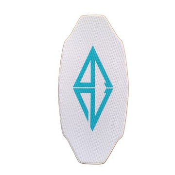 Skimboard GoZone PRO white/blue Deska do skimboardingu Pianka EVA, laminat