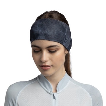 Buff opaska chłodząca Coolnet UV niebieska Bonsy Graphite bieganie trening