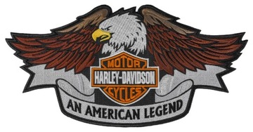 Naszywka Motocyklowa HARLEY-DAVIDSON na kamizelkę kurtkę 33x16cm