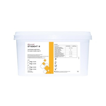 Gips protetyczny STODENT III twardy żółty 6kg
