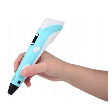 ПРИНТЕР 3D PEN 2 + КАРТРИДЖИ + НАБОР ВЫРАБОТОК КНИГ