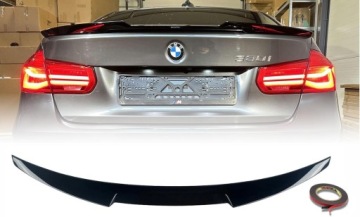 BMW F30 2012-2019 СПОЙЛЕР M4 LOOK ЗАДНИЕ ЗАДНИЕ ДВЕРИ СПОЙЛЕР ЭЛЕРОН ЧЕРНЫЙ