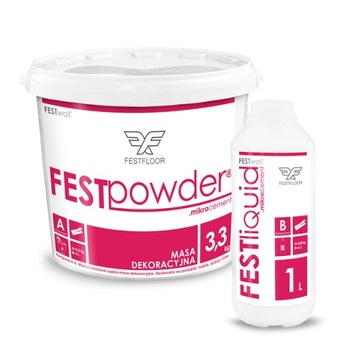 mikrocement ściana FESTWALL LIFE zrób to Sam 4,3kg