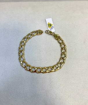 ZŁOTA BRANSOLETKA - 22,90g - 23,5cm P585!