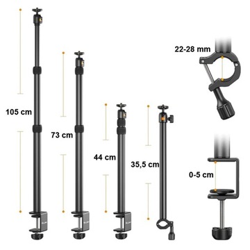 ULANZI LS02 ШТАТИВ ДЛЯ ТЕЛЕФОННОЙ КАМЕРЫ С ЗАЖИМОМ