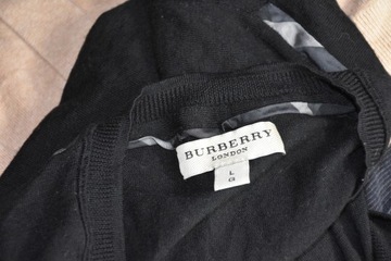 Burberry sweter męski L wełna 100%