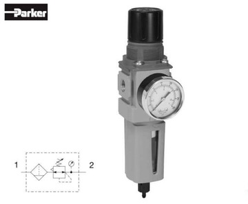 Filtroreduktor powietrza 1/4 Parker P32EB12ESABNGP