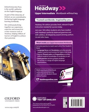 Рабочая тетрадь Headway 5E для уровня выше среднего без Кей Лиз Соарс, Джон