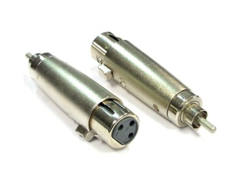 Wtyk Rca CHINCH na gniazdo XLR 3 Pin