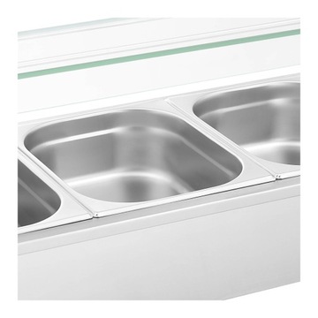 BEMAR С НАГРЕВАТЕЛЬНОЙ КРЫШКОЙ-ВИТРИНА-БУФЕТ 5 x GN 1/2