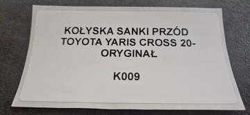 KOLÉBKA NÁPRAVNICE PŘEDNÍ TOYOTA YARIS CROSS 2020- ORIG.