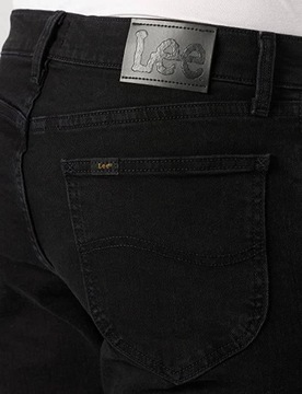 LEE spodnie STRAIGHT regular BLACK jeans LEGENDARY _ W36 L32