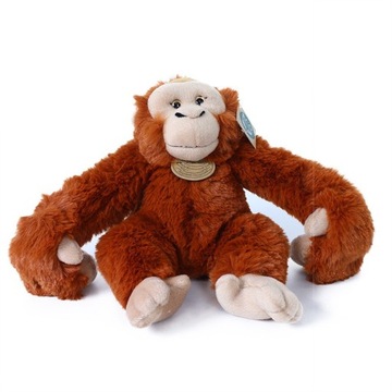 MAŁPA GORYL MASKOTKA MONKEY REAL PLUSH