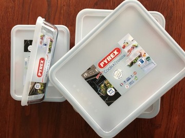 СТЕКЛЯННЫЙ КОНТЕЙНЕР С КРЫШКОЙ, ТЕРМОУСТОЙЧИВЫЙ СОСУДА ИЗ ПИРЕКСА 4Л OLDMAN 27х23см