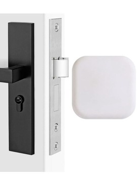 ODBOJNIK ODBÓJ KLAMKI DRZWI STOPER SAMOPRZYLEPNY DO ŚCIAN BIAŁY 4.5cm 1szt