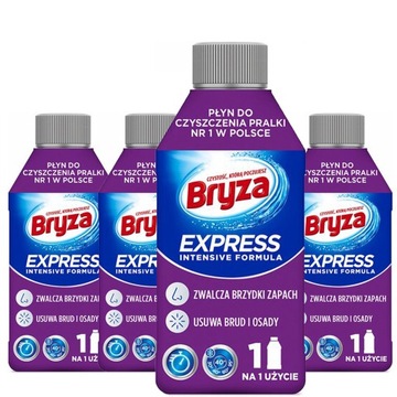 Bryza Płyn do Czyszczenia Pralki EXPRESS 4 X 250ml