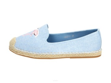 Niebieskie espadryle damskie VICES 1202-11 r37